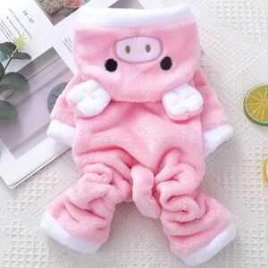 PINK PIGGY DOG ONE PIECE HALLOWEEN COSTUME